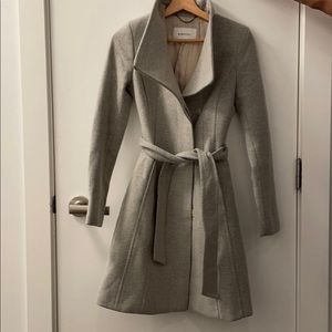 Aritzia Connor Coat - Light Grey XXS